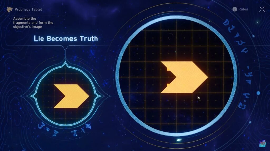 Honkai Star- Prophecy Tablet Puzzle 11