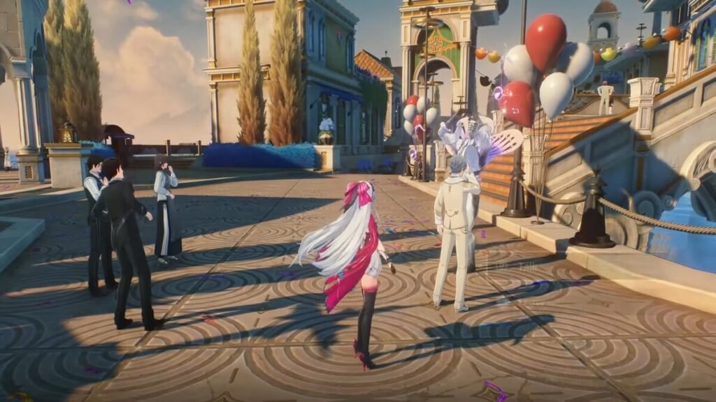 Aria Mummer and Tommaso in Adventure in the Water City quest in Wuthering Waves 2.0