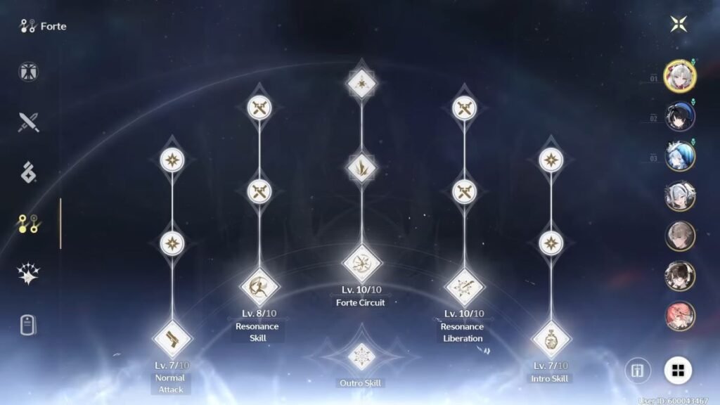 Carlotta's Forte Priority in Wuthering Waves.