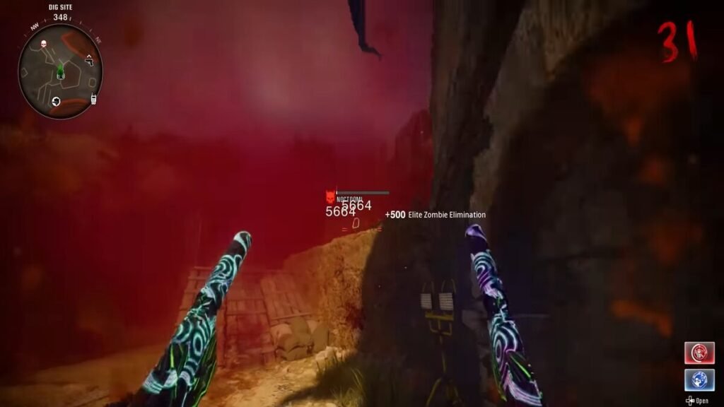 Eliminating an Elite Zombie in the Blood Ritual in Black Ops 6 Zombies