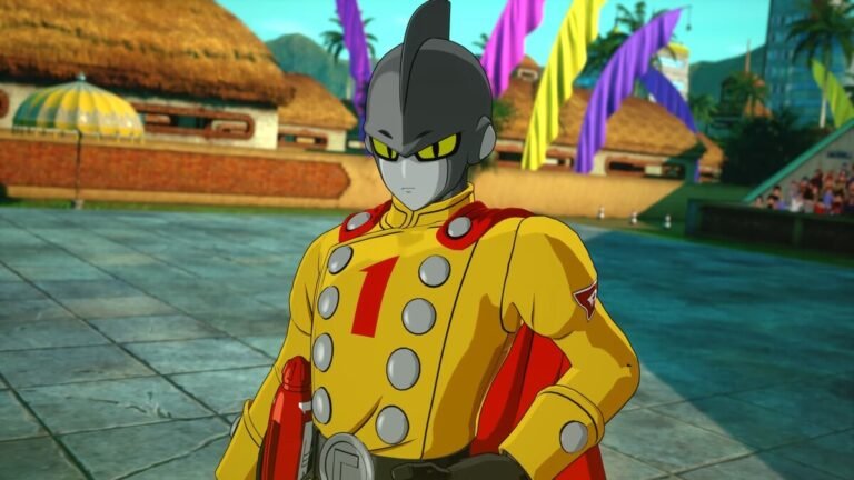 Gamma 1 posing in Dragon Ball Sparking Zero