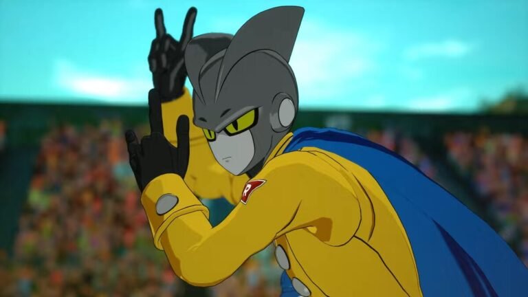 Gamma 2 posing in Dragon Ball Sparking! Zero