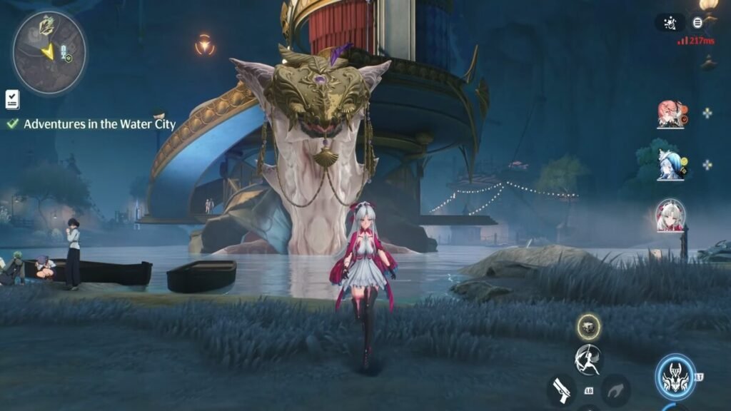 Lario in Adventure in the Water City quest in Wuthering Waves 2.0