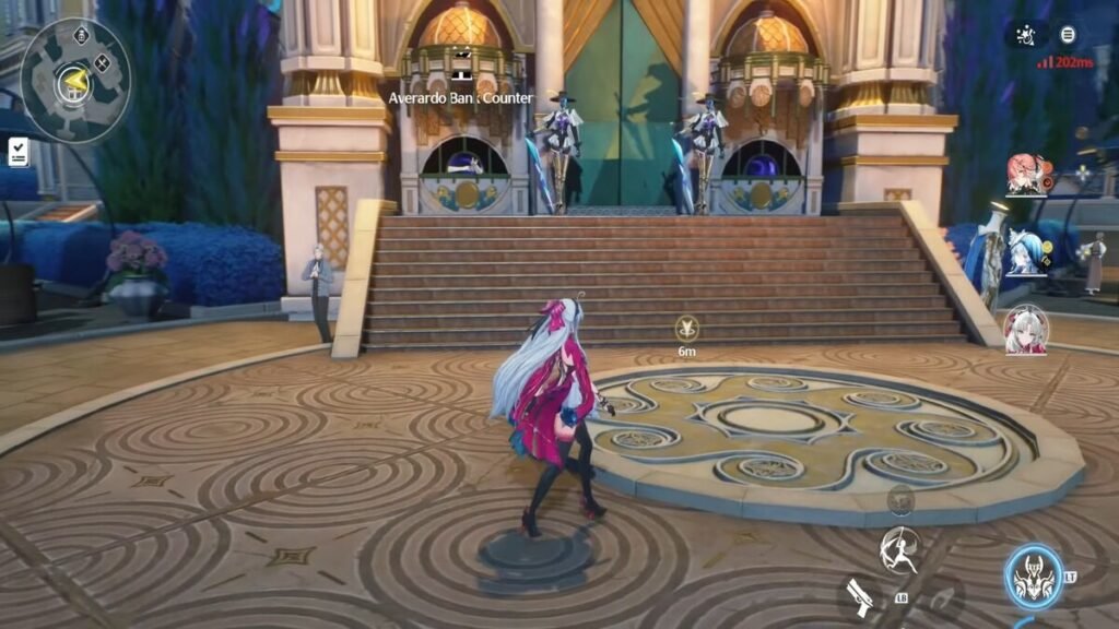 Mercurio at the Avervado Bank Counter in Adventure in the Water City quest in Wuthering Waves 2.0