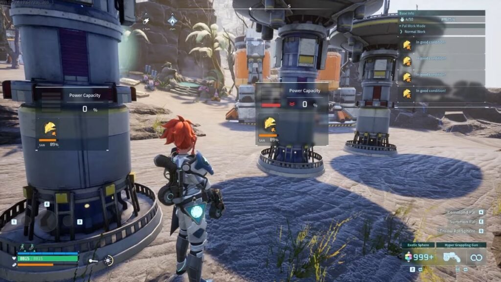 Power Generators in Palworld Feybreak