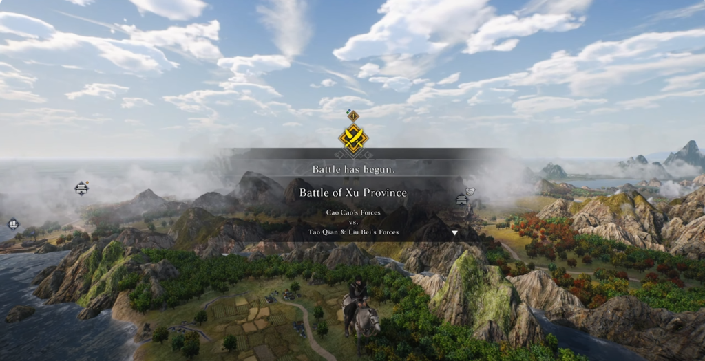 quest beginning - Dynasty Warriors: Origins - Battle of Xu Province