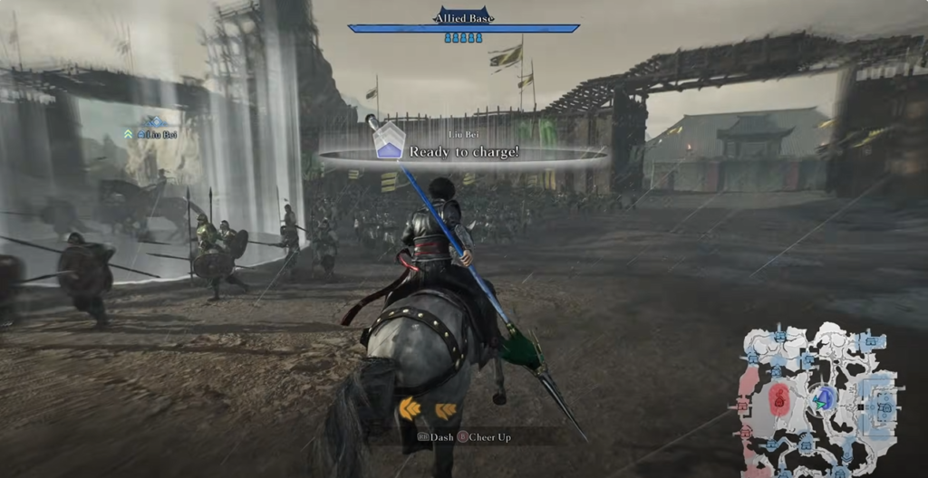 charging into battle - Dynasty Warriors: Origins - Battle of Xu Province