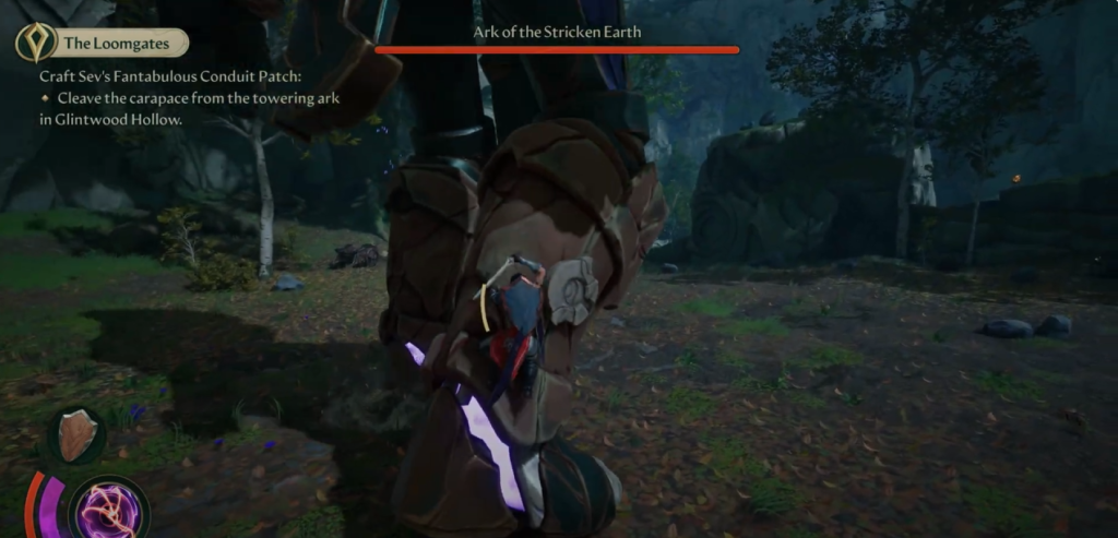 latch points - Eternal Strands - Ark of the Stricken Earth boss fight