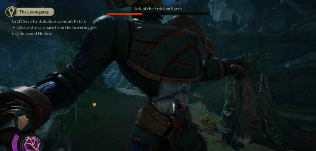 boss's protective shield - Eternal Strands - Ark of the Stricken Earth boss fight