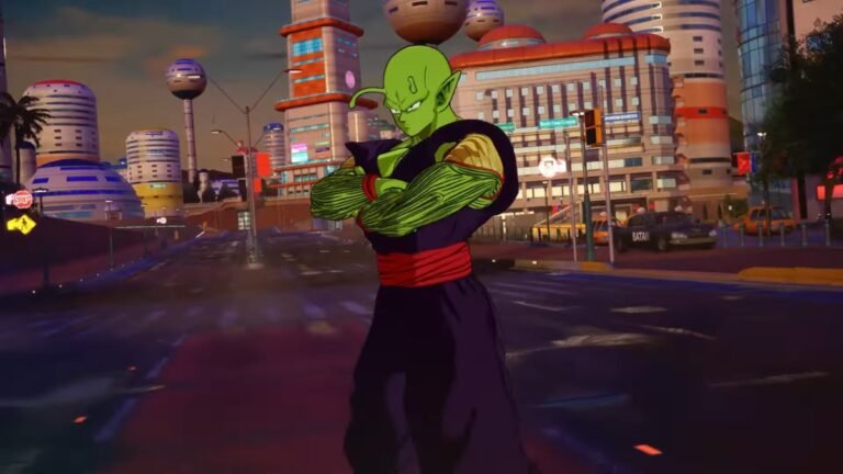 Super Hero Piccolo posing in Dragon Ball Sparking Zero