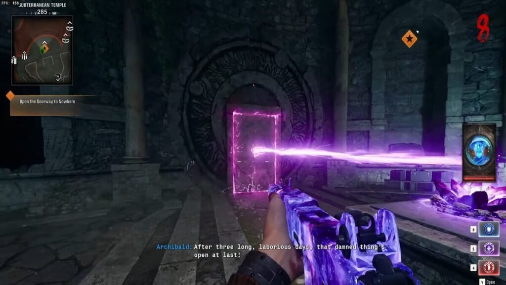 The Doorway to Nowhere opening in Call of Duty Black Ops 6 Zombies