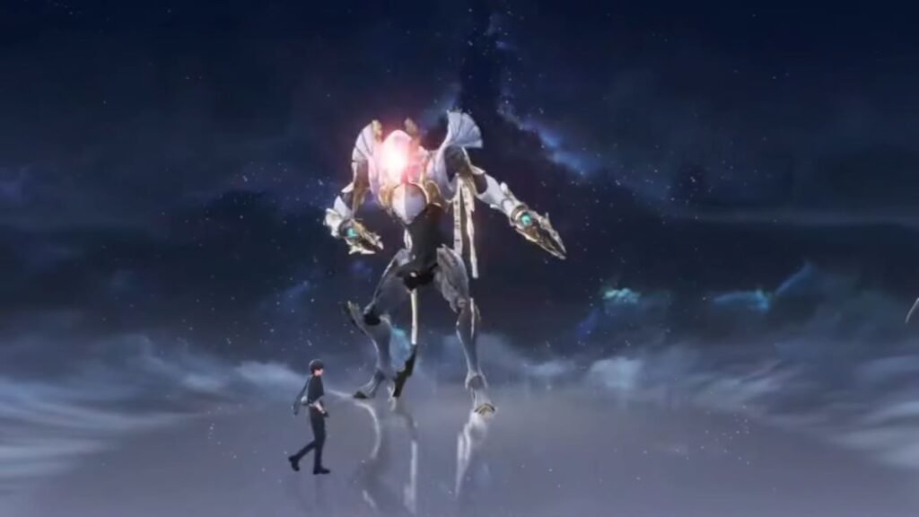 The Sentry Construct in-action in Wuthering Waves.