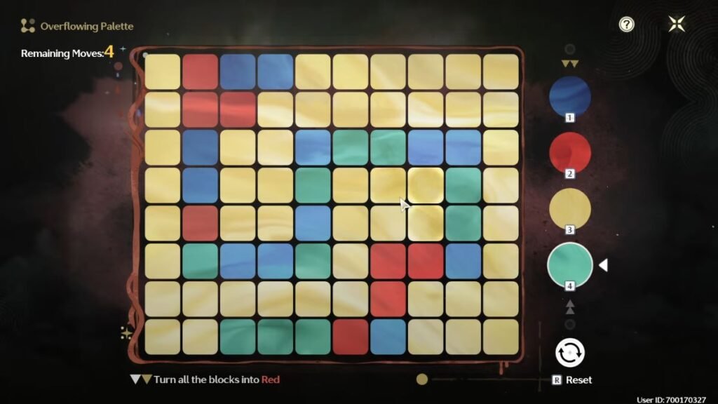 The third Overflowing Palette Puzzle in Wuthering Waves.