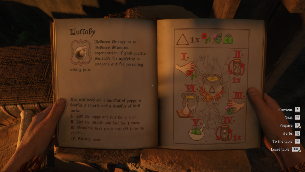 lullaby recipe - Kingdom Come Deliverance 2: Mice Full Quest Guide