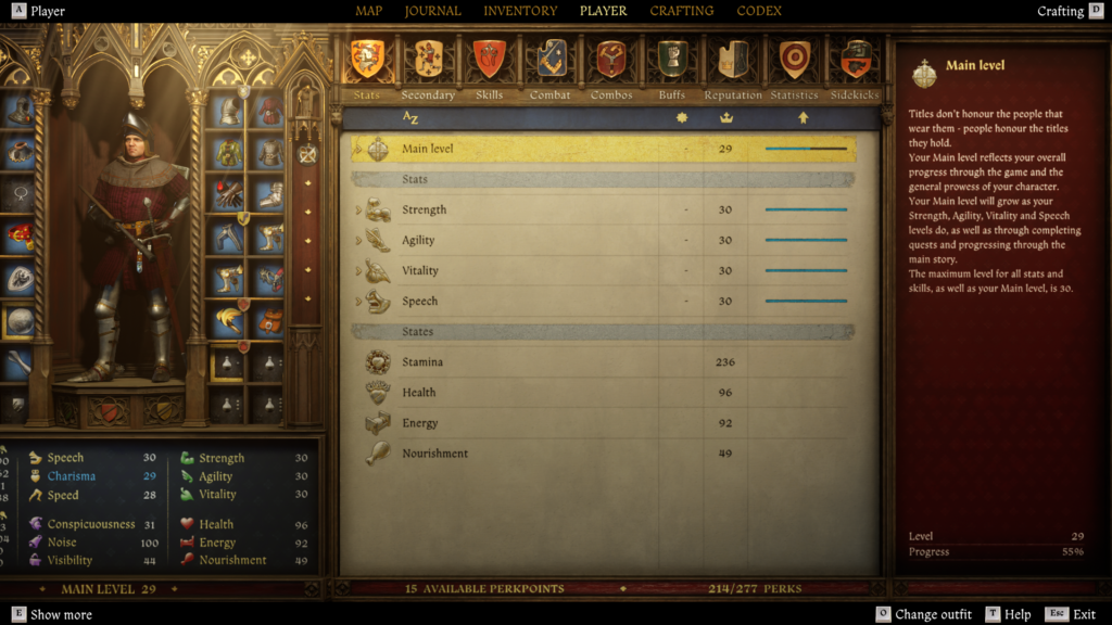 main stat showcase - Kingdom Come Deliverance 2 - BEST Perks, Skills & Stats (How to Make a Build in KCD 2)