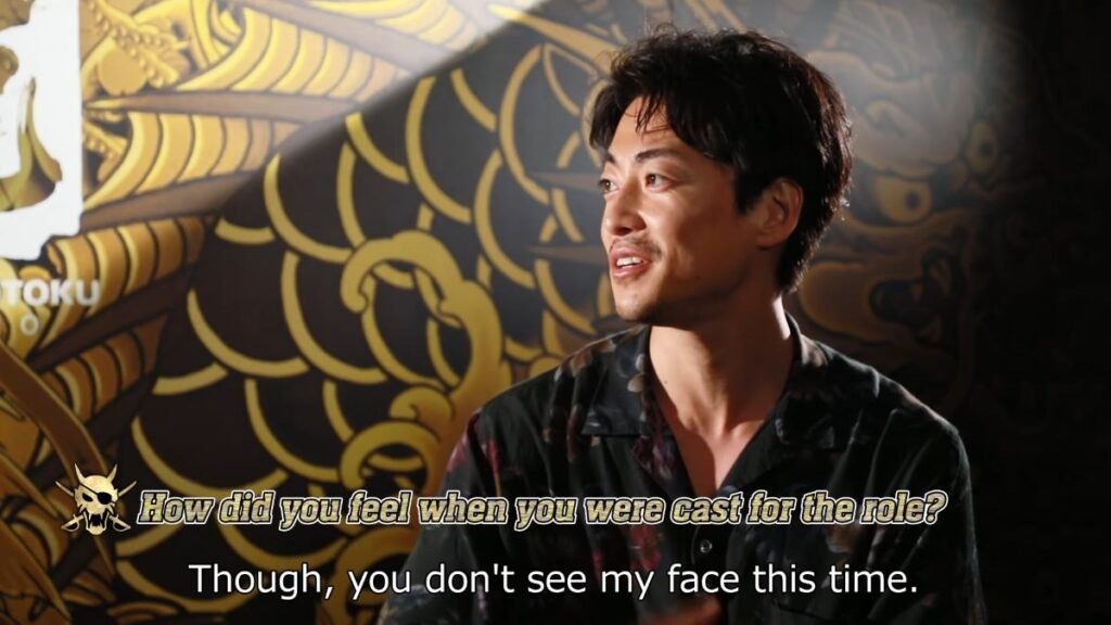 Shunsuke Daitoh giving an interview for Pirate Yakuza