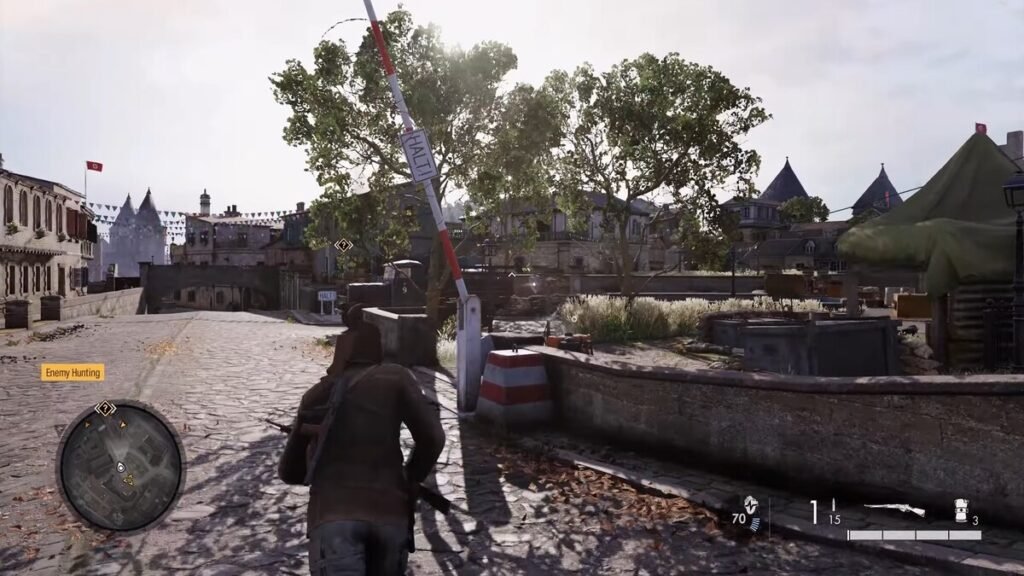 The campsite where the Findings Report Documents can be found in Sniper Elite Resistance