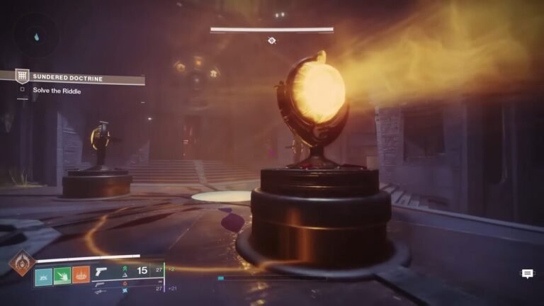 The lenses in the First Encounter in the Sundered Doctrine in Destiny 2