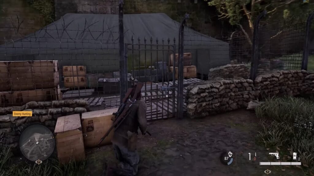The location of the Increased Security Documents in Sniper Elite Resistance