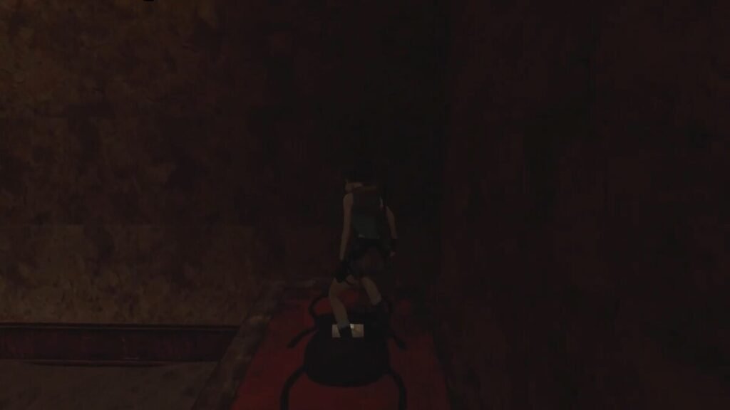 The second Secret on top of a platform in the Tomb of Seth map in Tomb Raider 4 Remastered