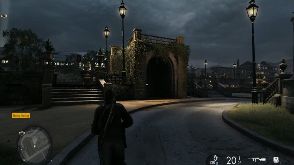 The sitting area with the fifth Personal Letter in Sniper Elite Resistance