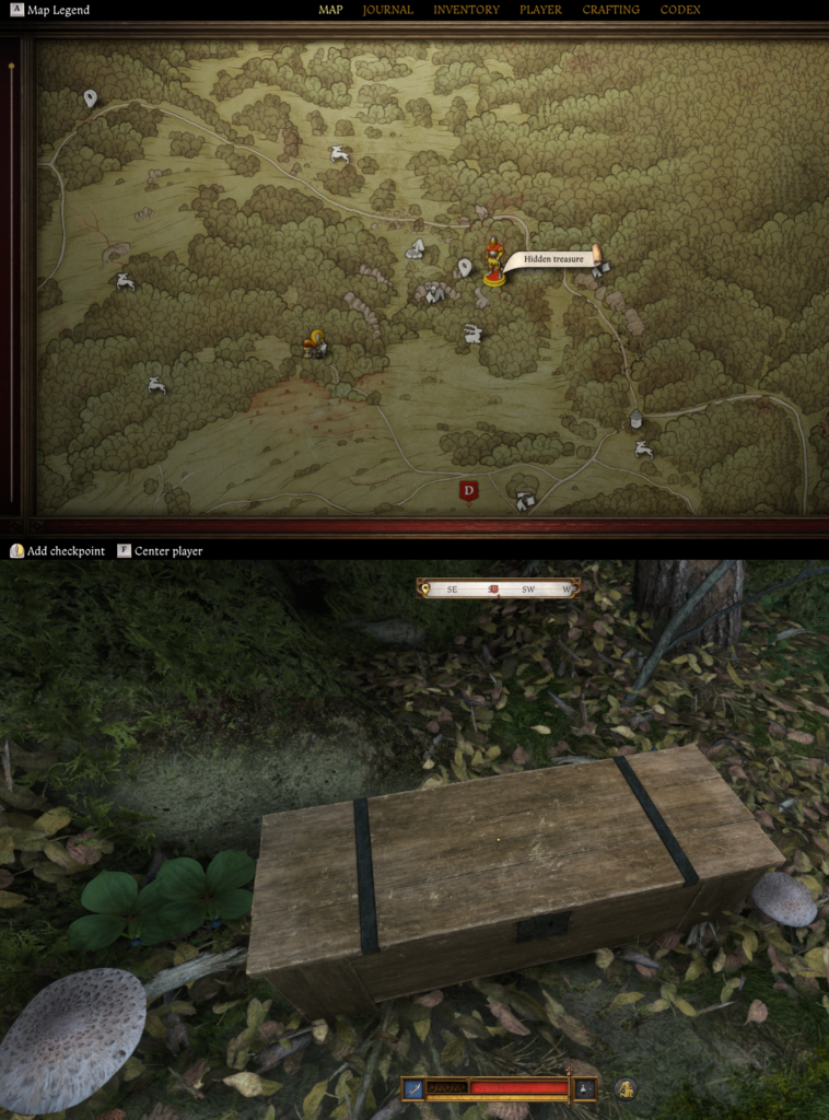Tunnel In The Cliffs Treasure solution - All treasure map locations and solutions in Kingdom Come: Deliverance 2