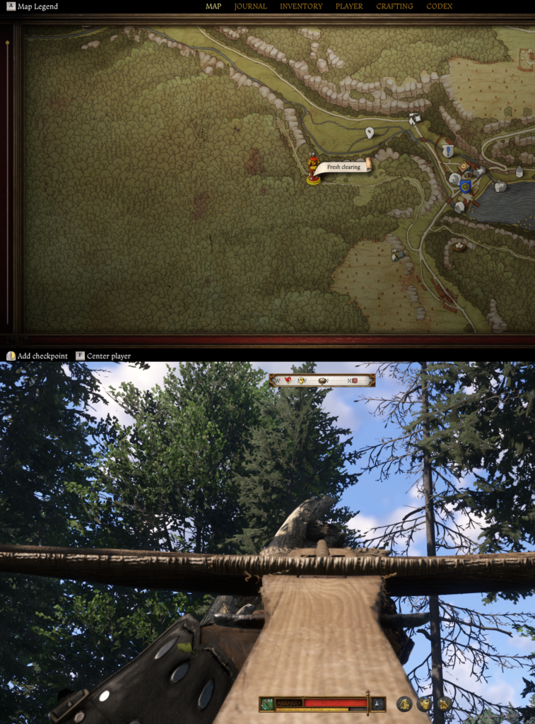 Lower Semine Woodcutter's solution - All treasure map locations and solutions in Kingdom Come: Deliverance 2